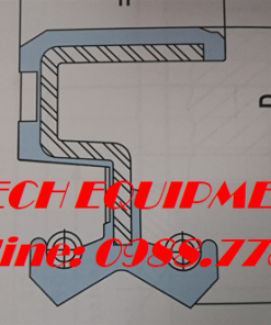 Phốt dầu lò xo hai mặt  DC 22*40*8.5