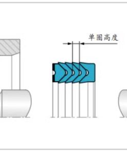 Phớt xếp VES-V bố vải 40*65,V42*60,V45*55,V45*60,V45*62